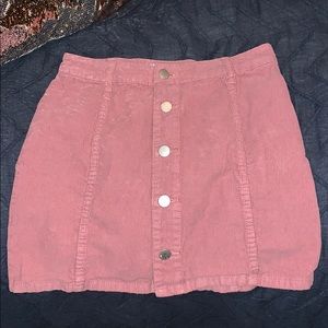 pink billabong skirt